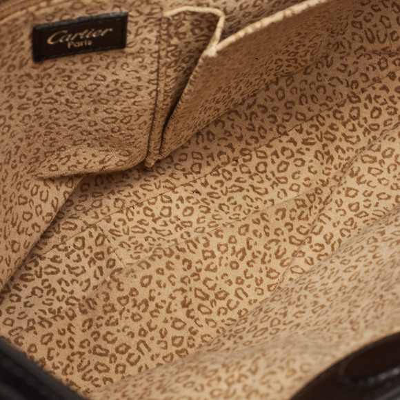 CARTIER Black Leather Medium Panthere de  Bag - Picture 7 of 8